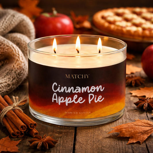 Matchy Cinnamon Apple Pie Candle