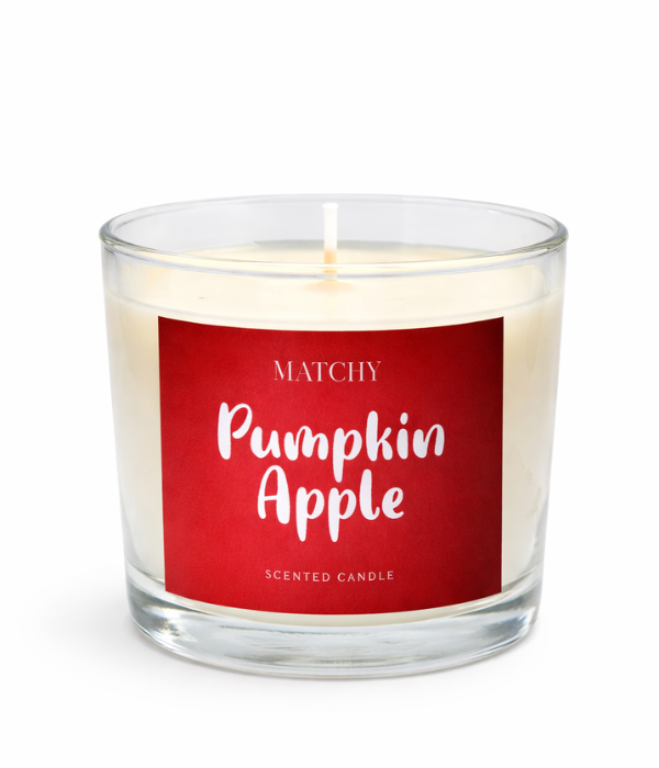 Matchy Pumpkin apple Candle